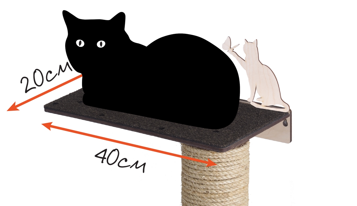Когтеточки для кошек: размеры разных видов дряпок и пошаговые инструкции по их изготовлению своими руками