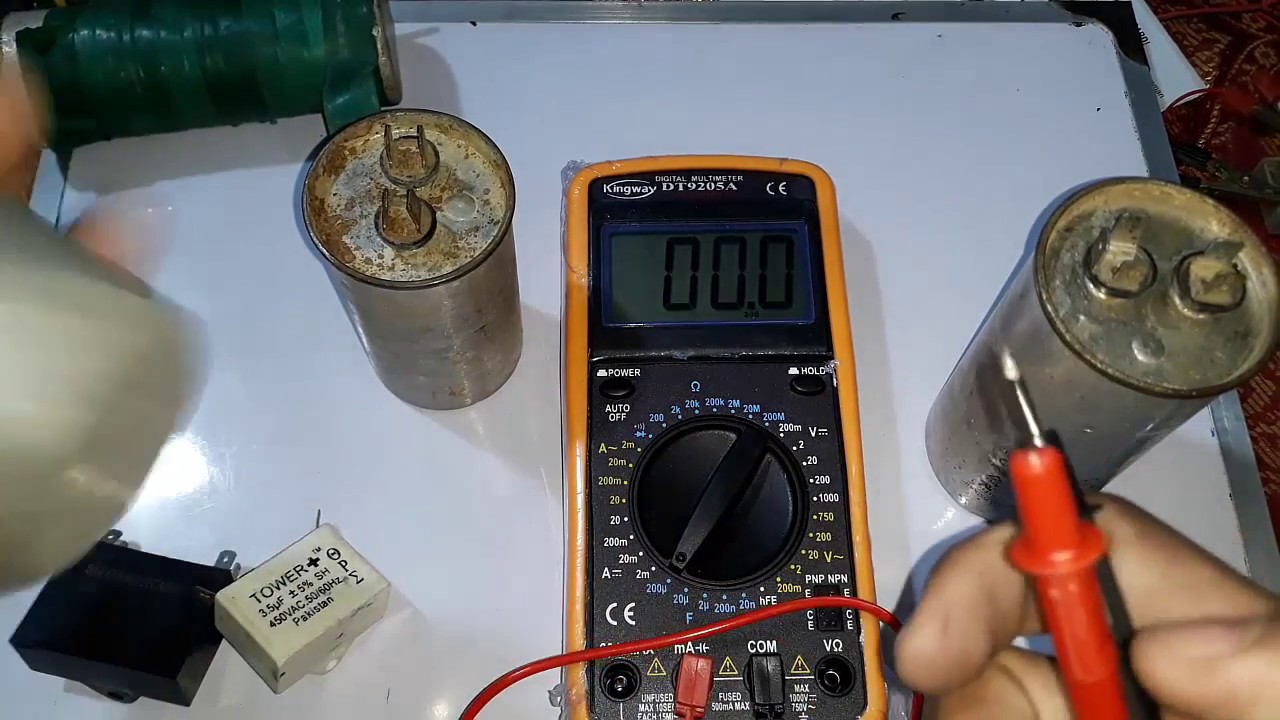 Как проверить или прозвонить конденсатор мультиметром