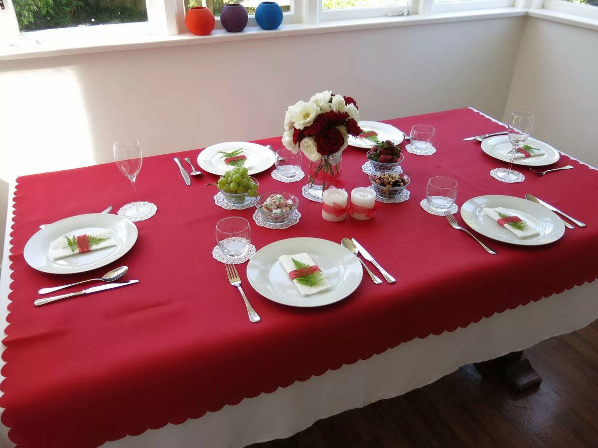 сервировка стола на день рождения в домашних условиях по простому