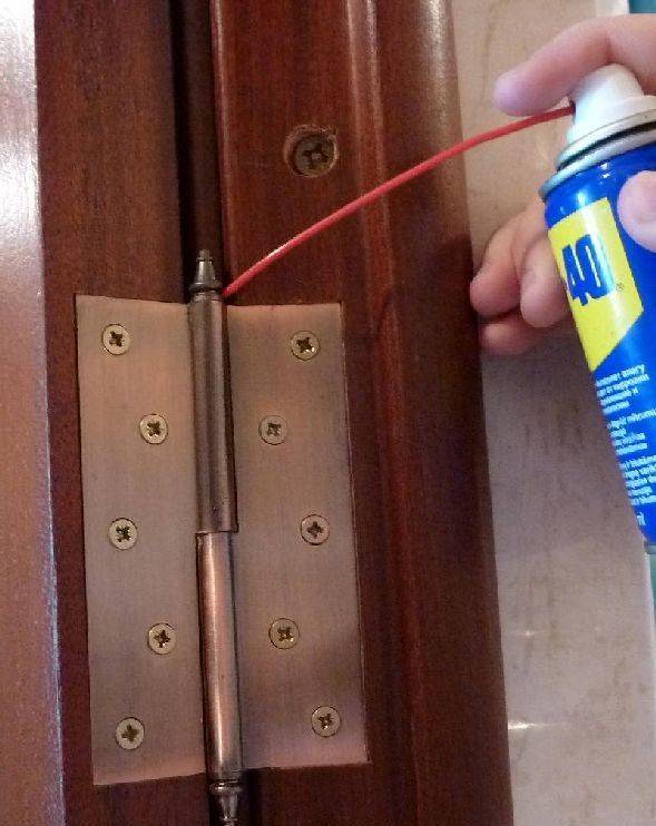Чем смазать петли двери в домашних условиях, чтобы не скрипели
