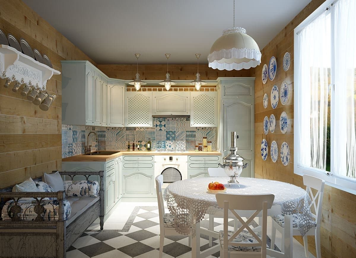 Кухня во французском стиле дизайн фото -