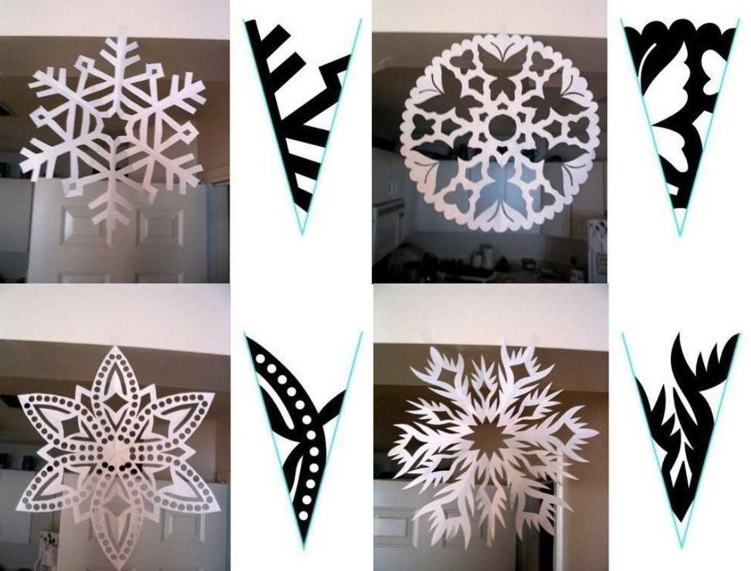 Как сделать снежинку из бумаги легко и красиво на новый год 2021: своими руками с фото пошагово