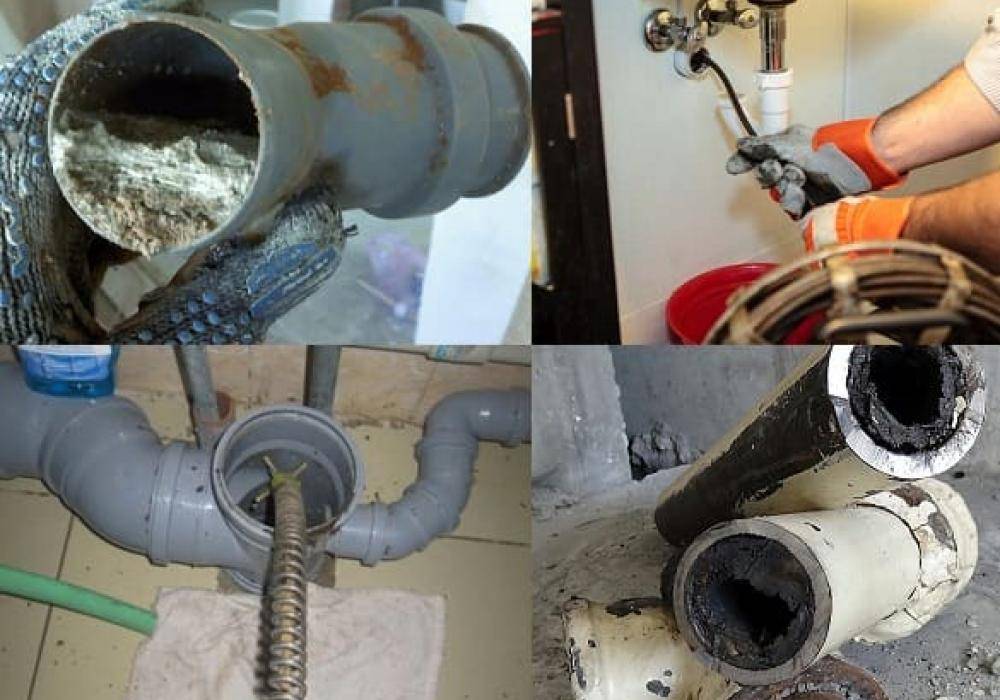 Прочистка канализационных труб – виды и способы чистки своими руками