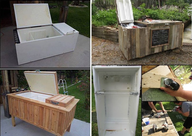 Идеи, что можно сделать из старого холодильника: кондиционер и нагреватель воды, грядка, коптильня