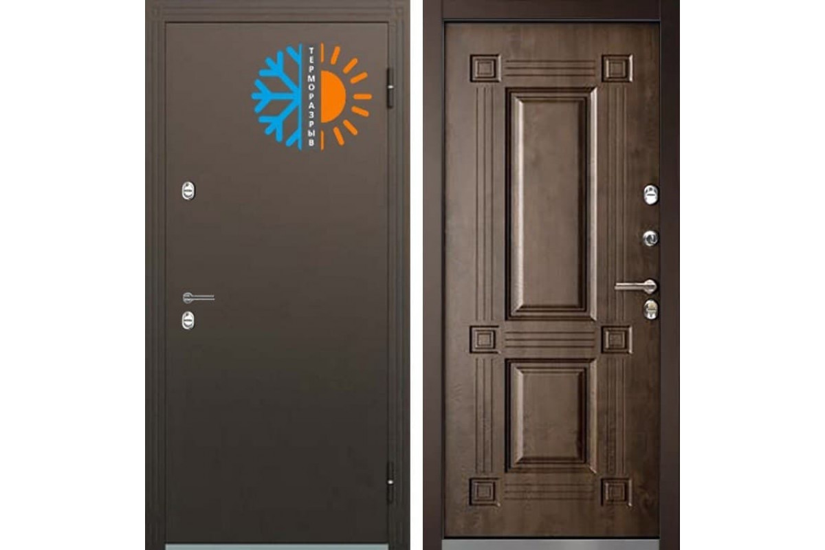 В чем отличие дверей с терморазрывом от обычных дверей, какие выбрать в дом?