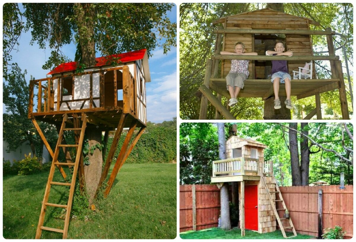 Детский домик на даче своими руками: фото и идеи оригинальных домиков из подручных средств