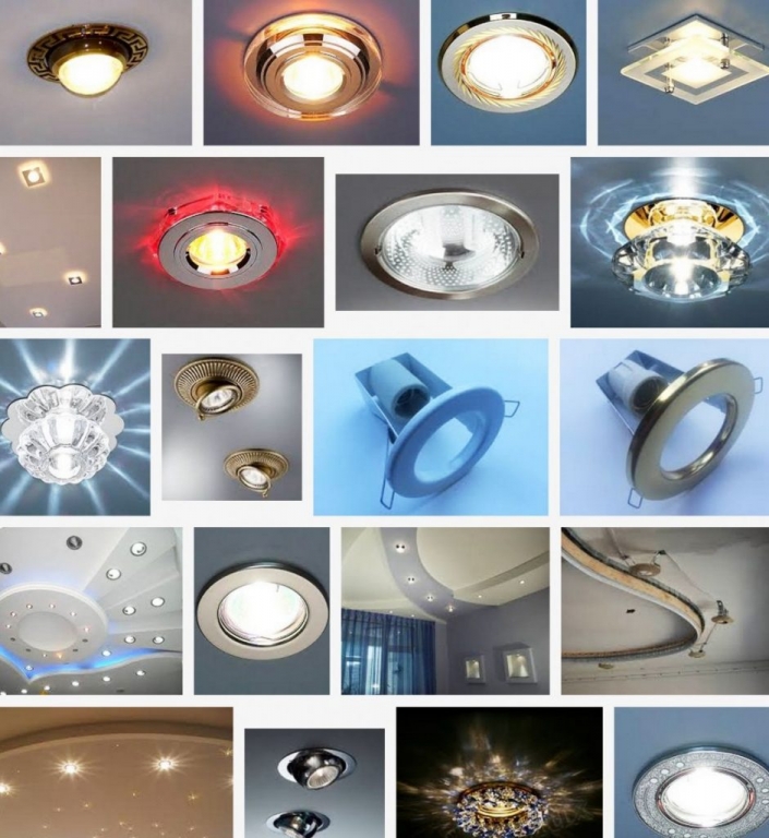 Точечные светильники для гипсокартонных потолков: конструкция и её особенности, виды спотов, плюсы и минусы точечного освещения, критерии выбора светильников, полезные рекомендации