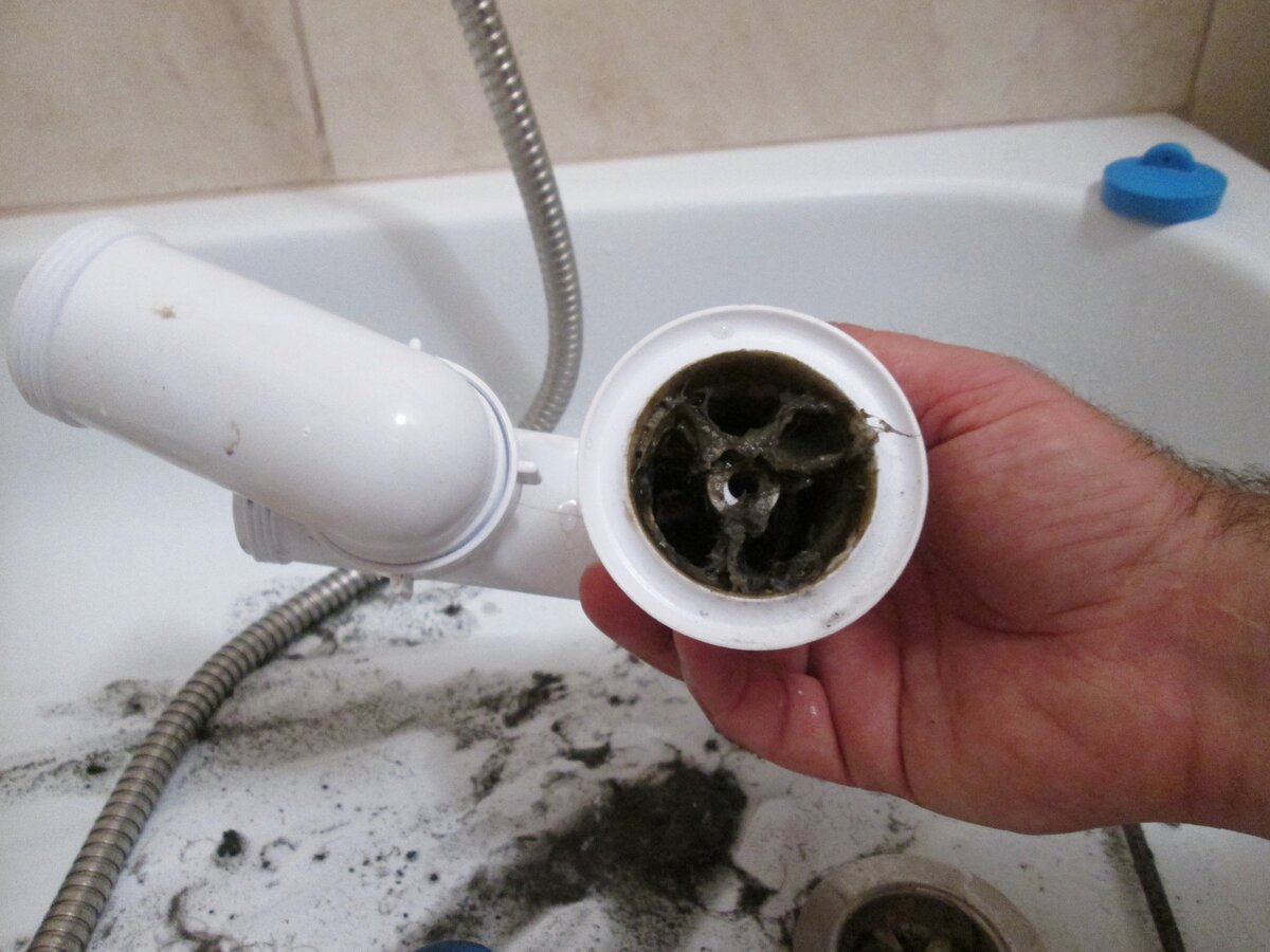Народные средства устранения засора и прочистки труб в ванной