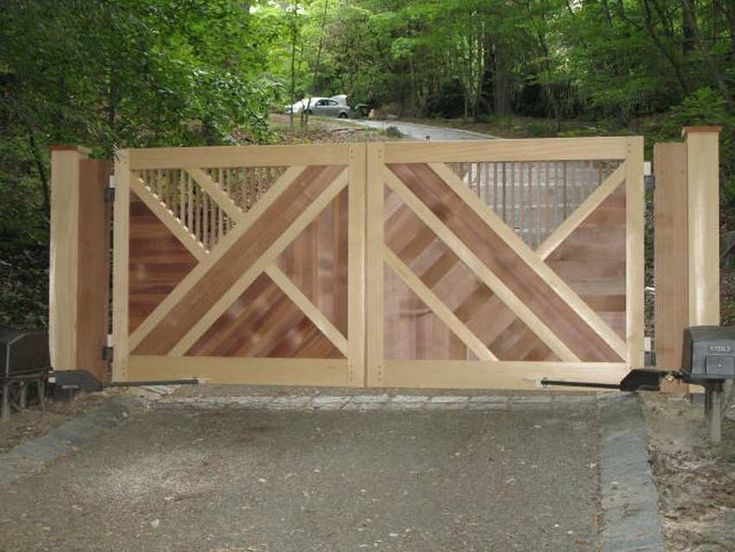 Как сделать деревянные ворота - ворота из дерева (+фото, схемы)