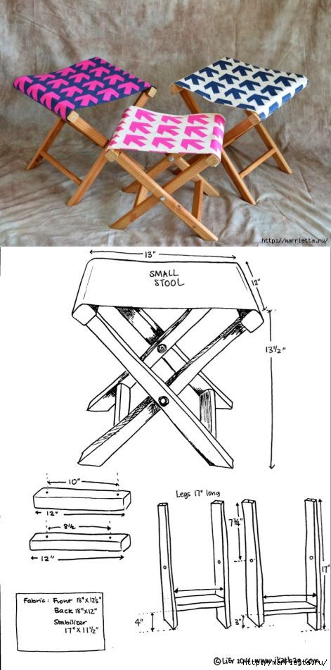 Складной стул своими руками. как сделать своими руками складной стул – этапы работы