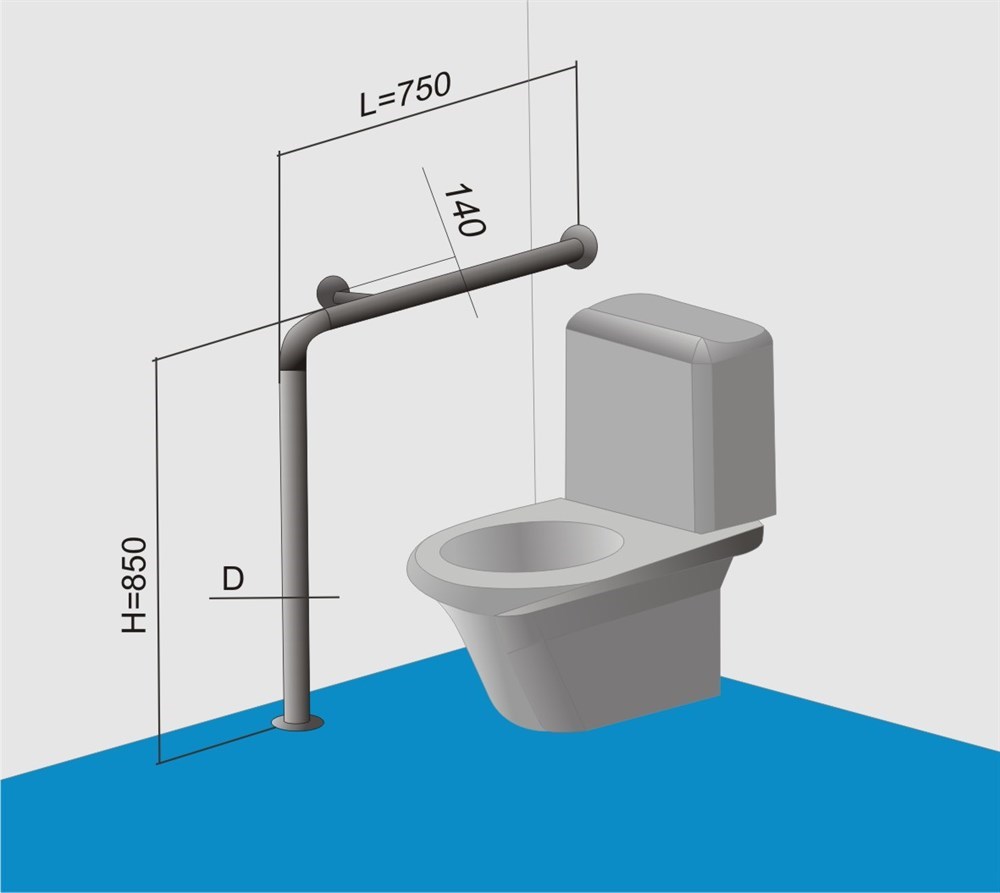 Поручни для инвалидов в туалет и ванную: 5 советов по выбору