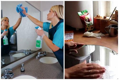 15 домашних средств для чистки зеркал в домашних условиях – как и чем мыть зеркала?