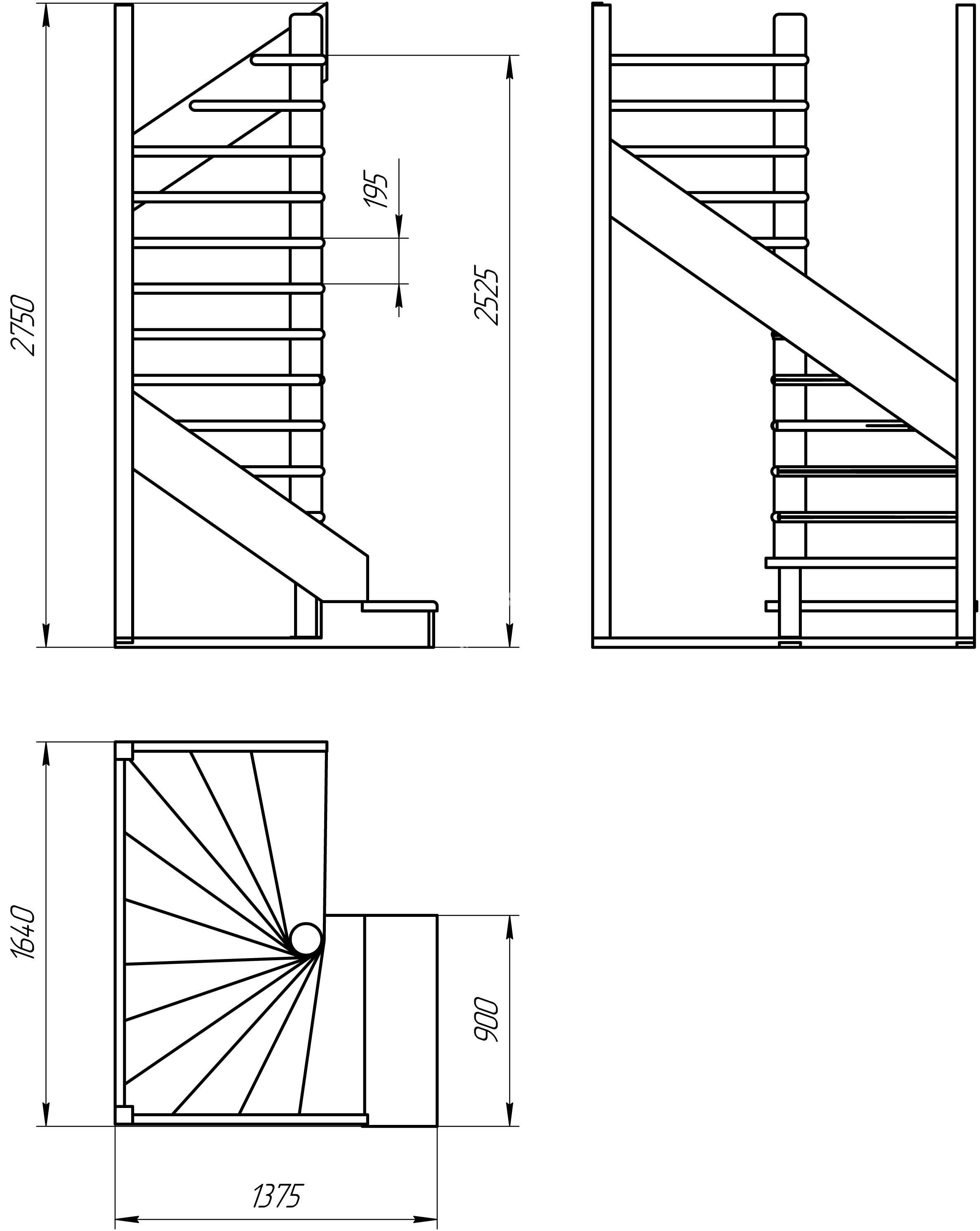 Лестницы на второй этаж в частном доме своими руками. схема конструкции лестницы