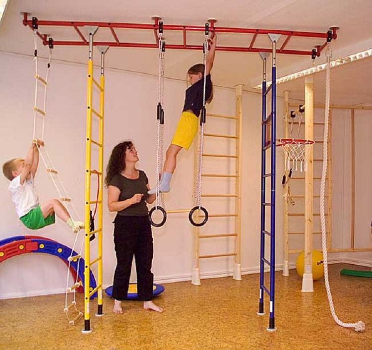 Детская шведская стенка - спортивный уголок для ребенка (111 фото лучших идей)