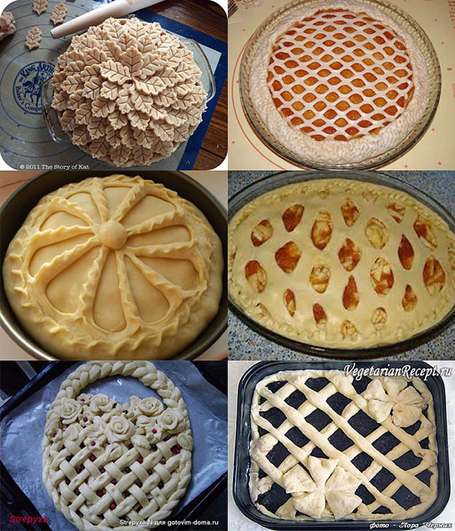 Разделка теста для сдобных изделий фото, красивые булочки, как украсить пироги