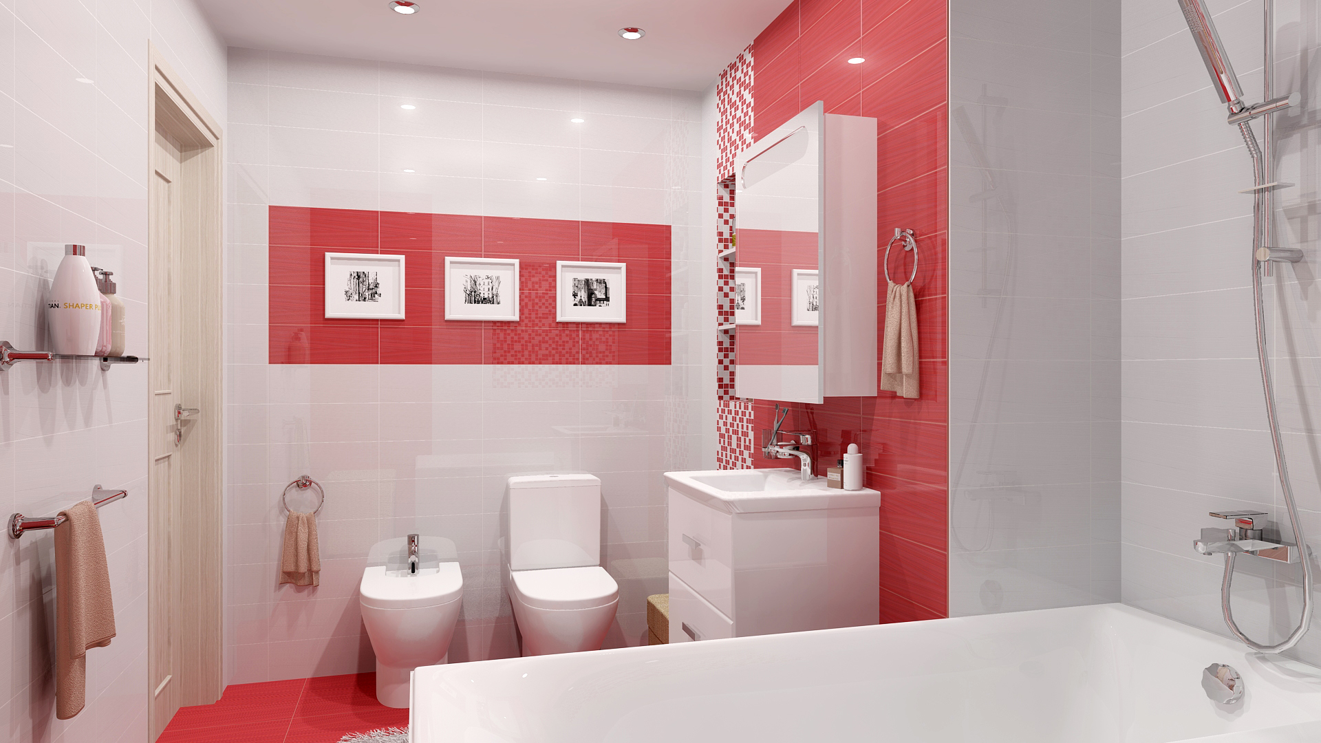 Фото ванных комнат в плитке после ремонта. модные ванные комнаты 2020-2021 года: какие узоры, цвета и тенденции в тренде