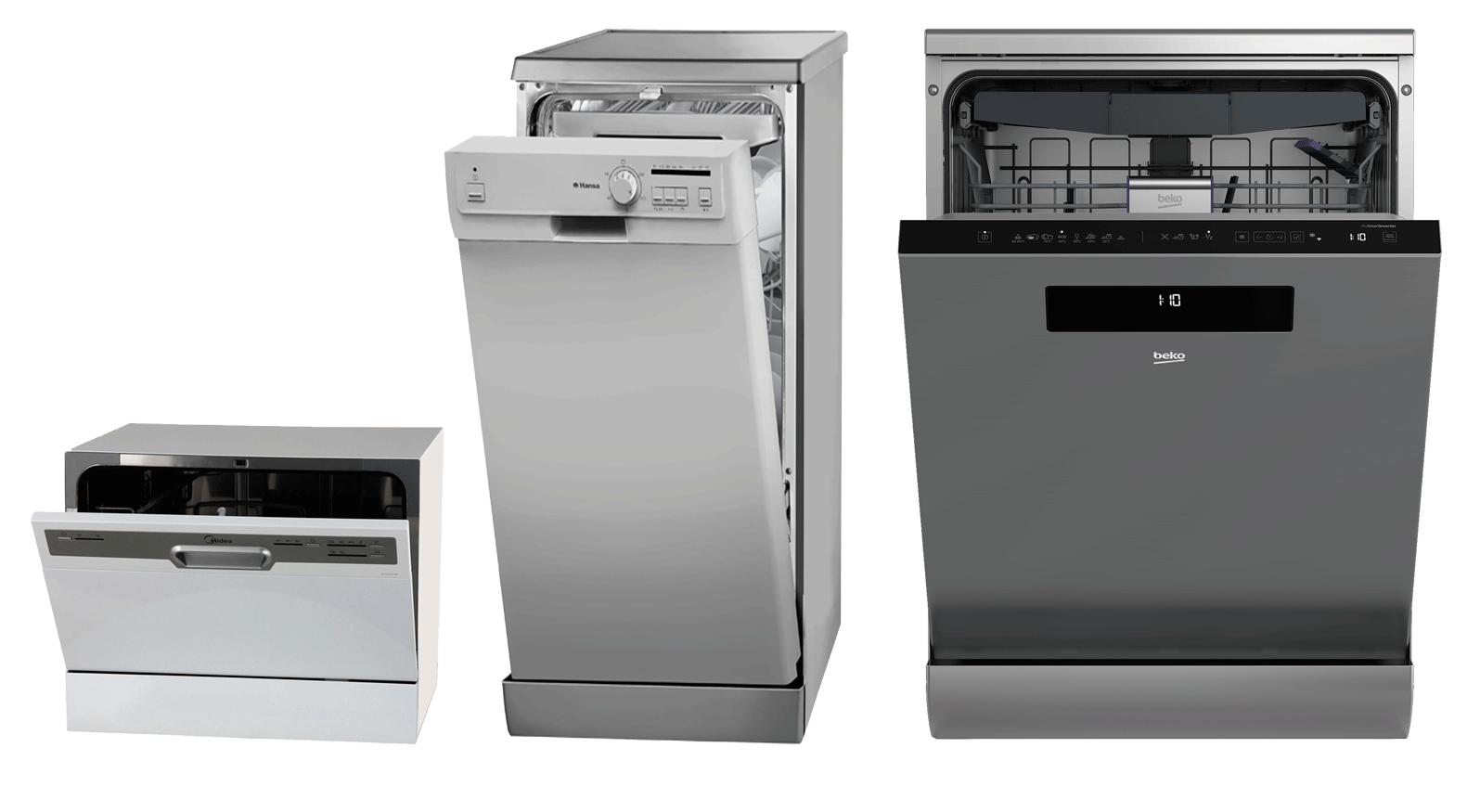 Размеры встраиваемых посудомоечных машин - посудомоечные машины