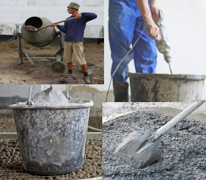 Как сделать бетон своими руками в домашних условиях: состав и пропорции