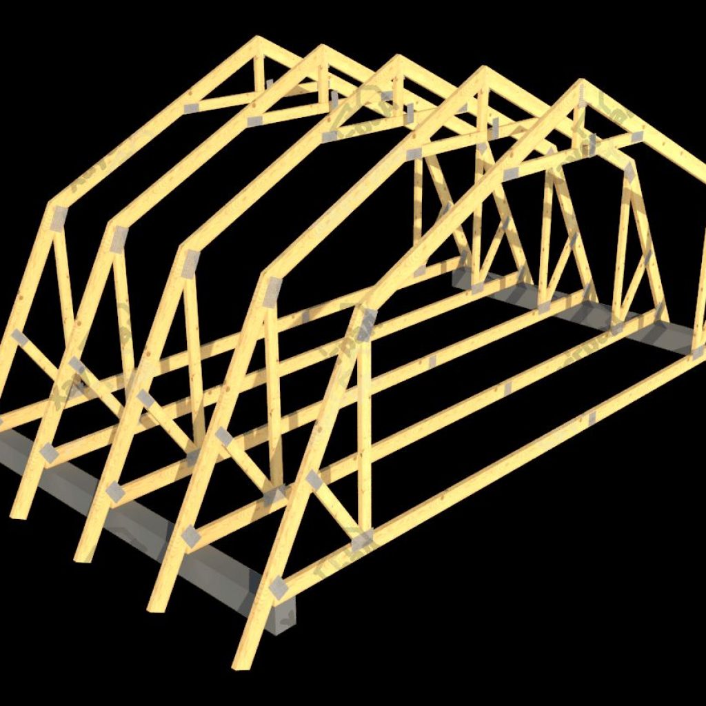 Стропильная система мансардной крыши: устройство, конструкции
