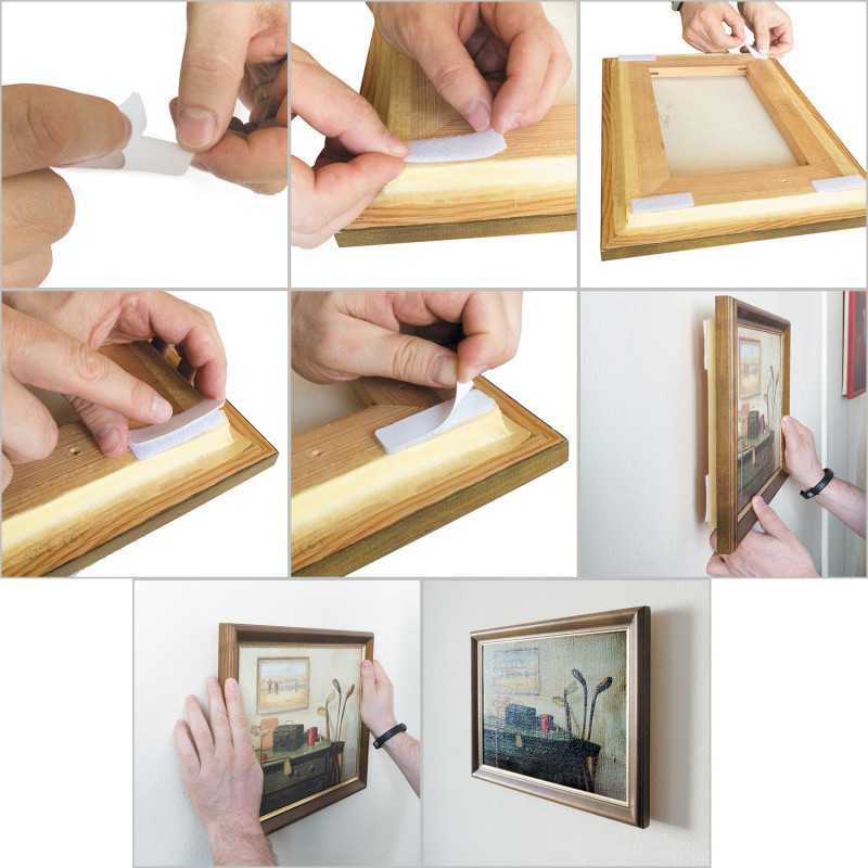 Как правильно повесить модульную картину на стену: инструкция
