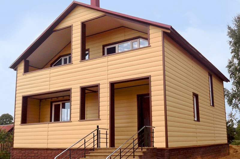 Обшивка сайдингом: современный фасад для дома и балкона своими руками