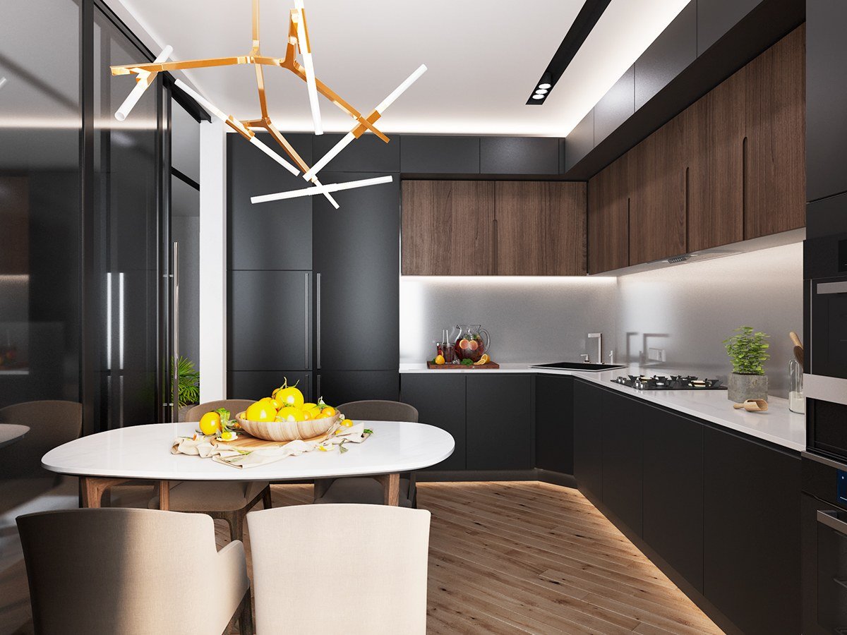 Кухня в стиле модерн — 170 фото лучших идей дизайна 2021 года