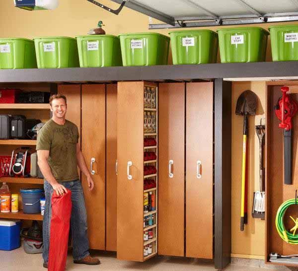 17 гениальных идей, которые помогут навести порядок в гараже