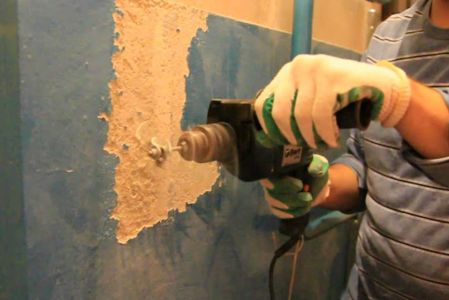 Как снять краску с бетонной стены: 5 способов демонтажа