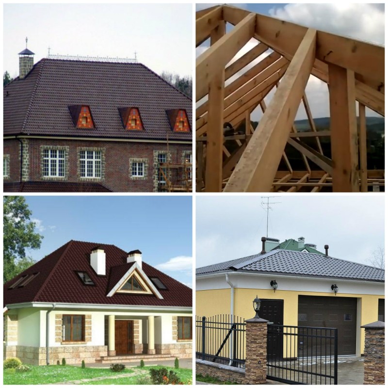Разнообразие видов крыш по конструкции для частных домов