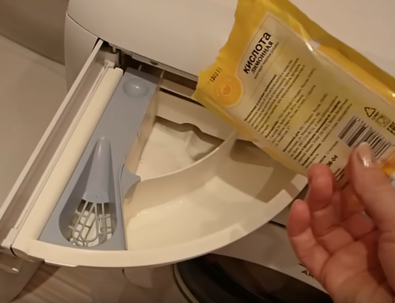 Как почистить стиральную машину лимонной кислотой от накипи