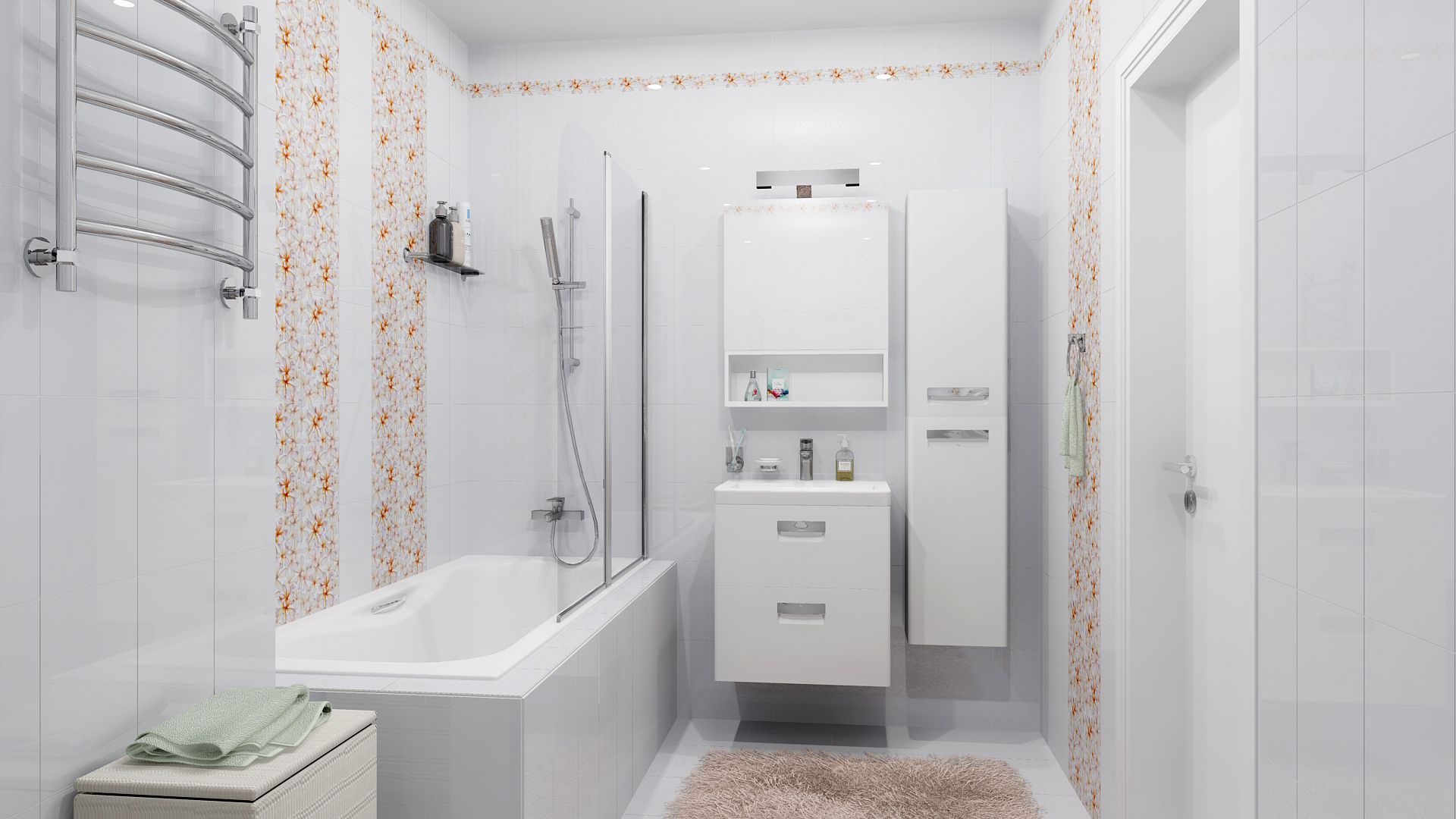 2021 ᐈ 🔥 (+80 фото) дизайн плитки для ванной из каталога леруа-мерлен