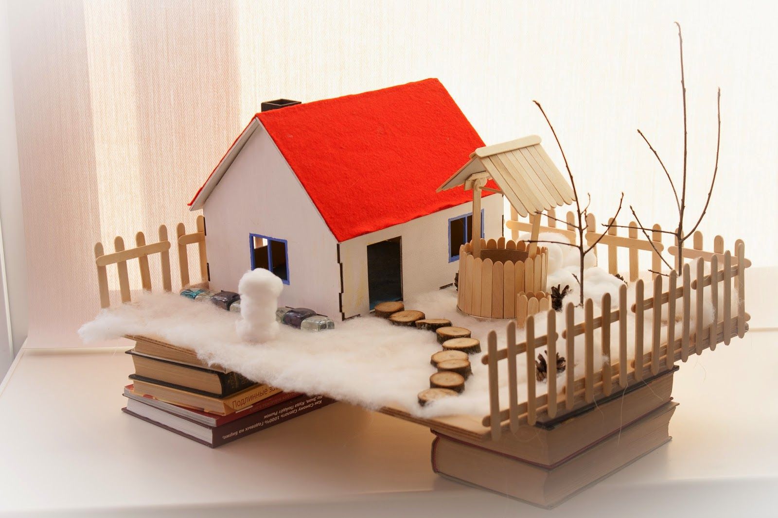 Поделка домик своими руками - пошаговая инструкция с фото и описанием